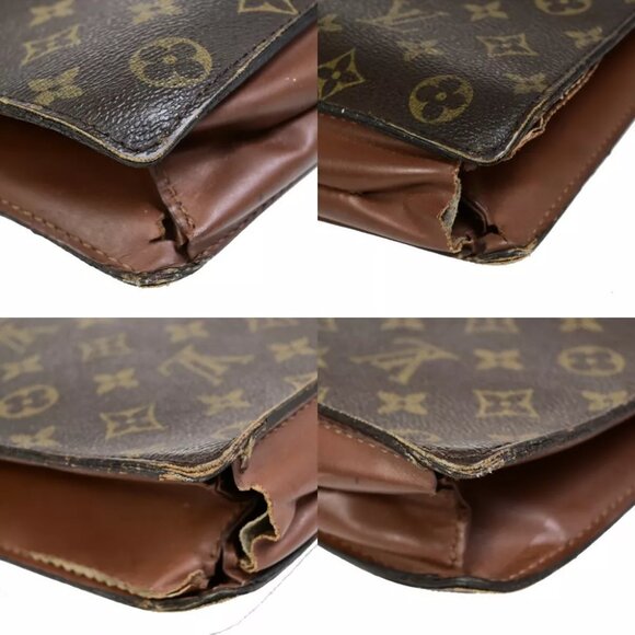 AUTHENTICITY GUARANTEED LOUIS VUITTON Porte Documents Bandouliere 2Way Hand Bag - Picture 12 of 13